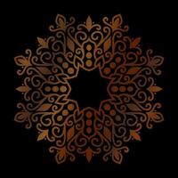 mandala art pour conception ancien décoration, livre couverture,motif,ethnique conception, ornement, arrière-plan vecteur