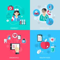 Concept de services de santé en médecine vecteur