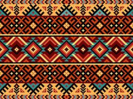 abstrait géométrique ethnique ,navajo sans couture modèle conception, ethnique ornement vecteur