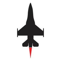 combattant avion icône vecteurs illustration symbole conception vecteur