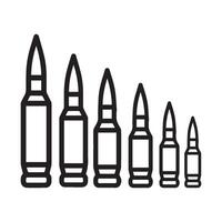 balle munition illustration symbole conception vecteur