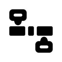 chronologie icône. glyphe icône pour votre site Internet, mobile, présentation, et logo conception. vecteur