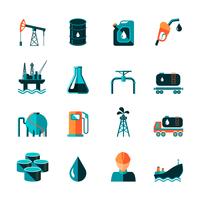 Icônes de l&#39;industrie pétrolière