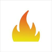 création de logo de feu vecteur