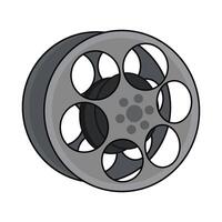 illustration de film rouleau vecteur