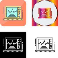 ekg moniteur icône conception vecteur
