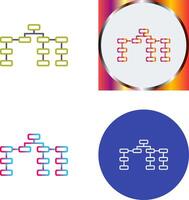 unique seo structure icône conception vecteur