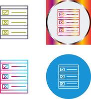 scrutin papier icône conception vecteur
