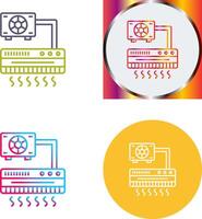 conception d'icône de climatiseur vecteur