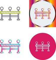 barrage routier icône conception vecteur