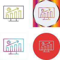 conception d'icône de statistiques vecteur