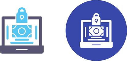 conception d'icône de paiement sécurisé vecteur