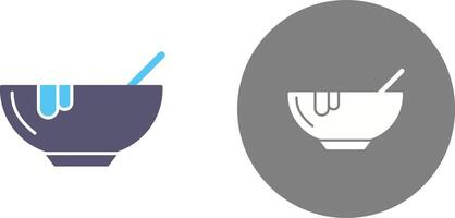 conception d'icône de soupe vecteur