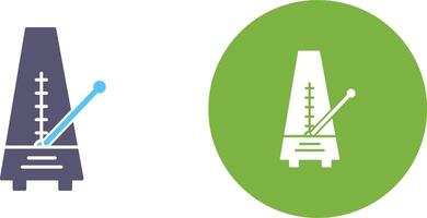 conception d'icône de métronome vecteur