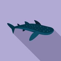 minimaliste baleine illustration sur violet Contexte vecteur