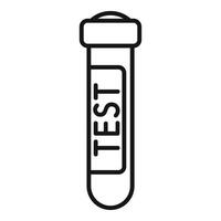 tester tube icône illustration vecteur