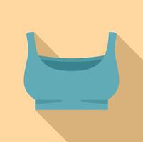 plat conception illustration de une des sports soutien-gorge vecteur