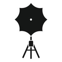 studio la photographie parapluie sur blanc Contexte vecteur