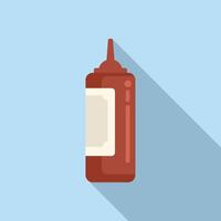 illustration de ketchup bouteille vecteur