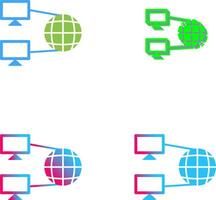 l'Internet connectivité icône conception vecteur