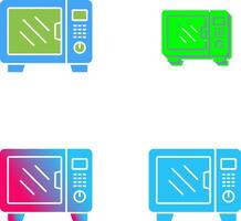 conception d'icône de micro-ondes vecteur