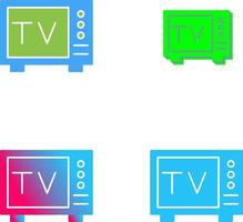 conception d'icône de télévision vecteur