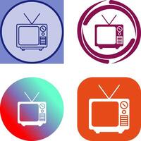 télévision diffuser icône conception vecteur