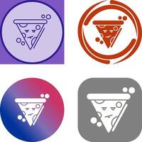 conception d'icône de pizza vecteur