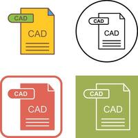 cad icône conception vecteur