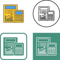 conception d'icône de calcul vecteur