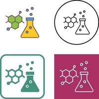 conception d'icône de chimie vecteur