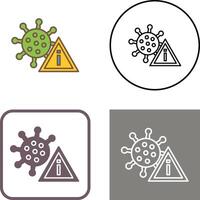 coronavirus icône conception vecteur