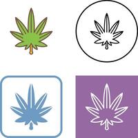 cannabis icône conception vecteur