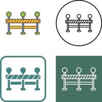 barrage routier icône conception vecteur