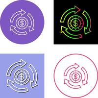 rotation icône conception vecteur