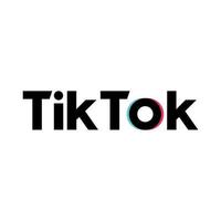 tiktok tik tok musicalement icône du logo icônes de médias sociaux définir l'illustrateur de vecteur de logo