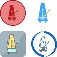 conception d'icône de métronome vecteur