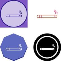 conception d'icône de cigare vecteur