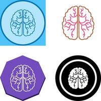 conception d'icône de cerveau vecteur