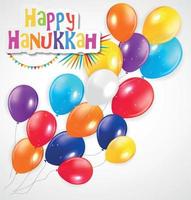joyeux hanukkah, fond de vacances juives. illustration vectorielle. Hanoucca est le nom de la fête juive. vecteur