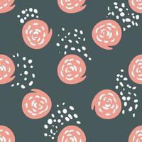 motif de coup de pinceau rose et gris pastel vecteur