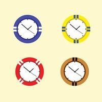 vecteur ensemble de mur horloges pour votre conception