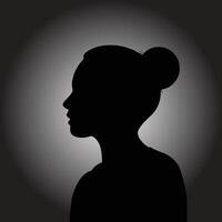 femme silhouette vecteur illustration modèle