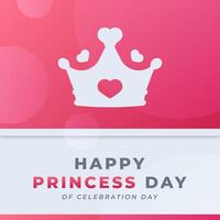 nationale Princesse journée fête vecteur conception illustration pour arrière-plan, affiche, bannière, publicité, salutation carte