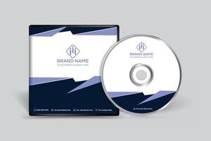 moderne professionnel CD couverture conception vecteur