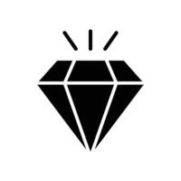 diamant icône vecteur conception modèle dans blanc Contexte
