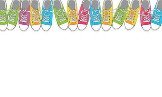 paire de chaussures sur fond de couleur en illustration vectorielle de style pop art vecteur