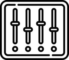 mixer contour illustration vecteur