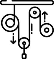 hydroélectricité contour illustration vecteur