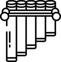 péruvien contour illustration vecteur